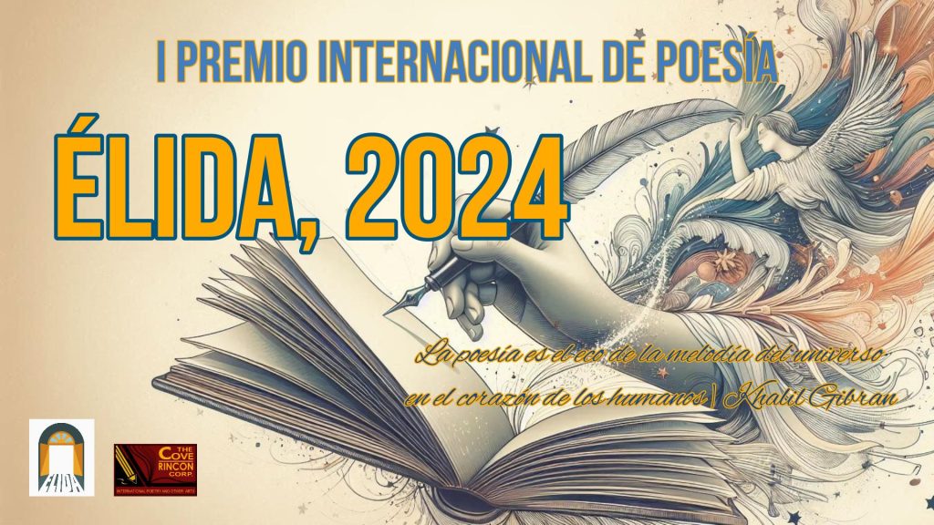 Cartel que ilustra el I Premio Internacional Élida, de poesía.